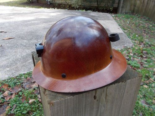 Msa skullgard hard hat natural tan -full brim construction coal miner for sale