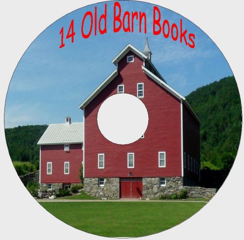 Barns ( Farm Storage Round )  How To Build 14 Old Books CD