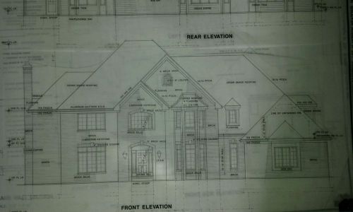 Single family blueprints custom homes