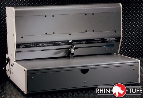 Rhin-o-tuff hd7500 heavy duty punch for wire, comb &amp; spiral binding for sale
