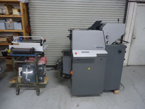 Heidelberg printmaster qm46-2, with auto plate, chain delivery, spray powder for sale