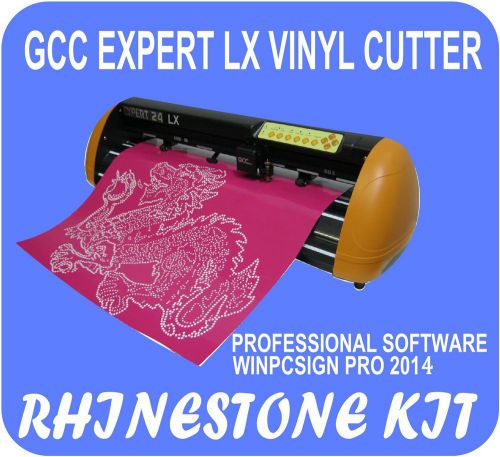 Brand new gcc lx expert vinyl cutter with unlimited powerful software pro 2014 for sale