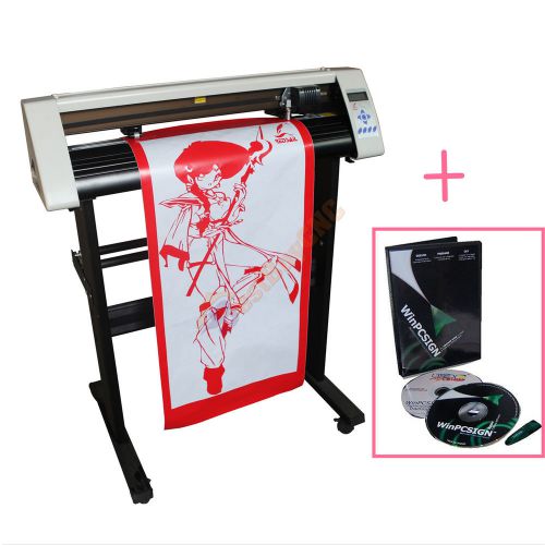 28&#039;&#039; redsail cutting vinyl plotter cutter rs720c+winpcsign2009 contour function for sale