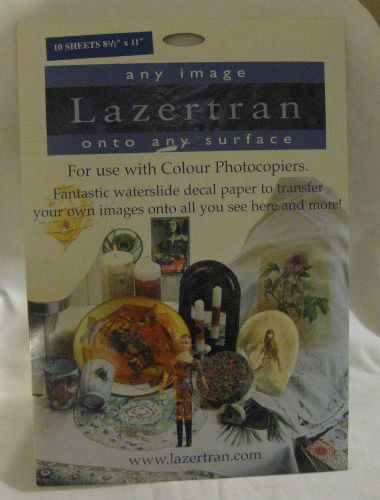 LAZERTRAN WATERSLIDE DECAL PAPER