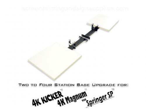 Silk screen printing press upgrade 4 station arms - magnum, kicker, springer sp for sale