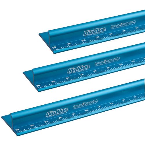40&#039;&#039; big blue safety ruler- heavy duty aluminum ruler- in stock ready to ship! for sale