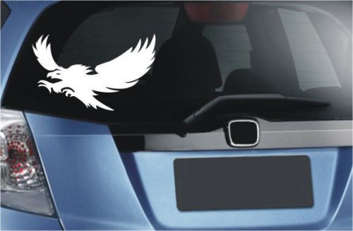 2X   Eagle Silhouette Funny Car Vinyl Sticker Decal Truck Bumper Laptop - 263