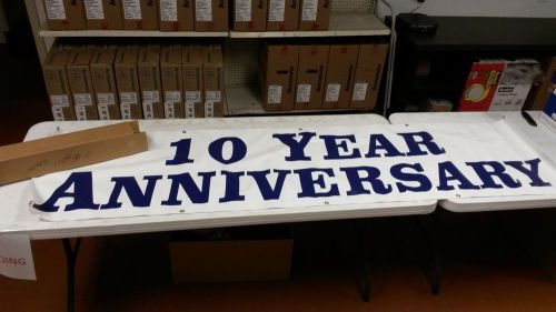 2&#039;x8&#039; 10 Year Anniversary Banner