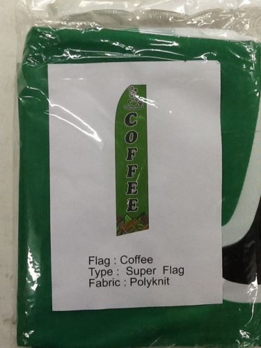 Green Coffee Polyknit Flag