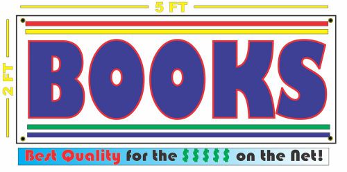 Books all weather banner sign new high quality! xxl new &amp; used book store for sale