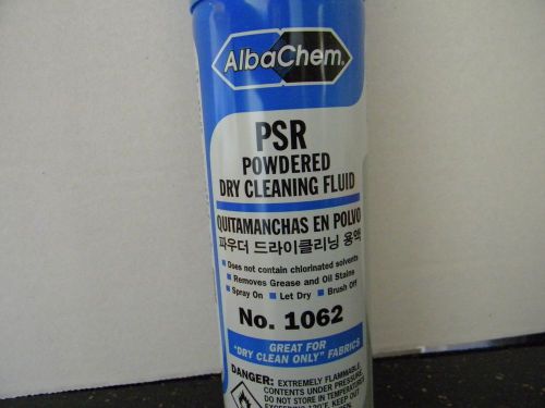 Psr powdered dry cleaning fluid~brush off~spot remover~12.5 oz~u.s.a for sale