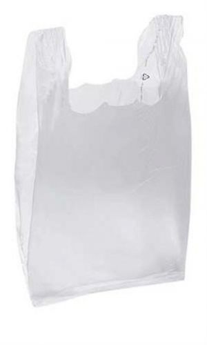 1000 clear medium plastic t-shirt bags in dimension 11.5 inch x 6 inch x 21 inch for sale