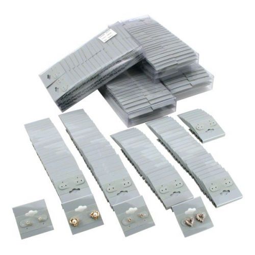 500 Gray Earring Cards 1 1/2&#034;