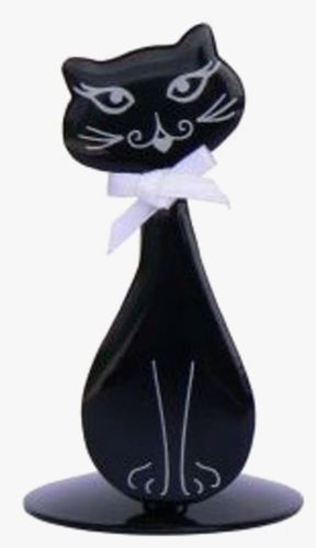 Black Cat Ring Holder &amp; Photo Clip Business Card Holer
