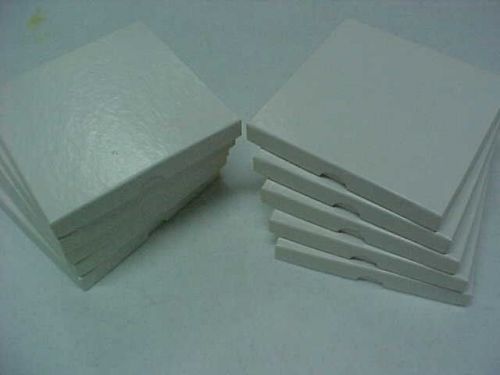 SATIN WHITE GIFT BOX 5&#034; SQUARE BY 5/8&#034; DEEP 10 PACK