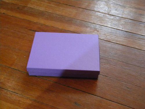 JEWELRY GIFT BOXES 7&#034; X 5&#034; X 1 1/4&#034; - PURPLE - LOT OF 10