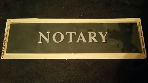Notary Door label