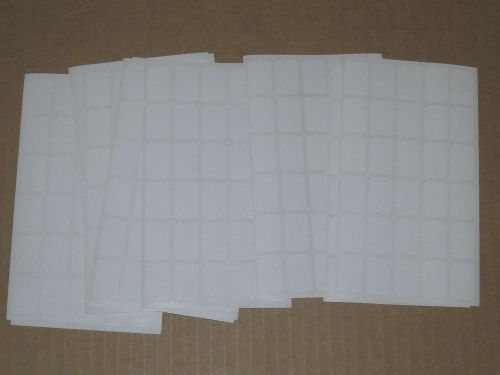 510 BLANK GARAGE YARD SALE RUMMAGE STICKERS PRICE LABELS WHITE C/ MY OTHER ITEMS