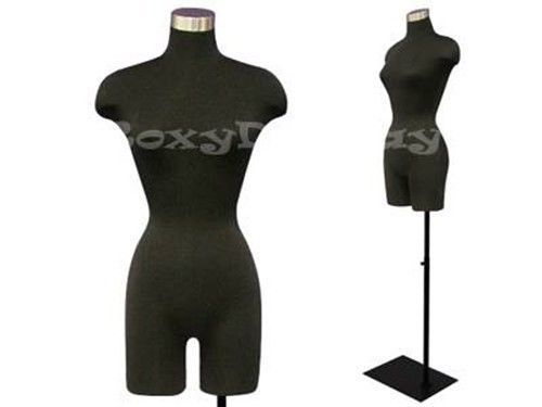 Female Black Small-Medium Size with Leg Dress form #F2BLG+BS-05BK