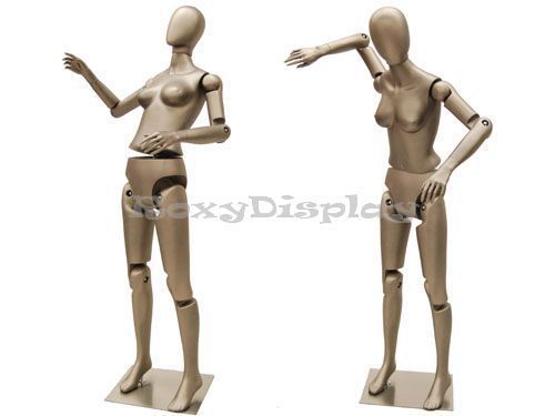 Female fiberglass mannequin flexible head arms and legs #mc-ffxaeg for sale