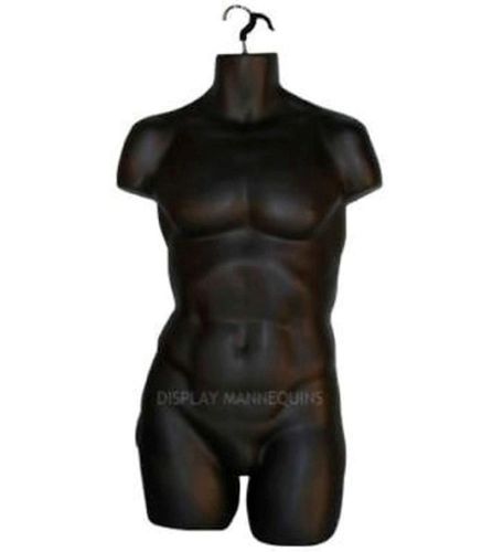 Black male mannequin - hard plastic / hollow back for sale