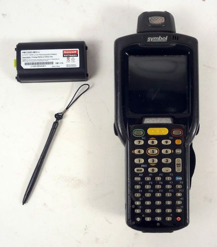SYMBOL MC3000 RU0PPCG000R Barcode Scanner w/ Stylus and Spare Battery