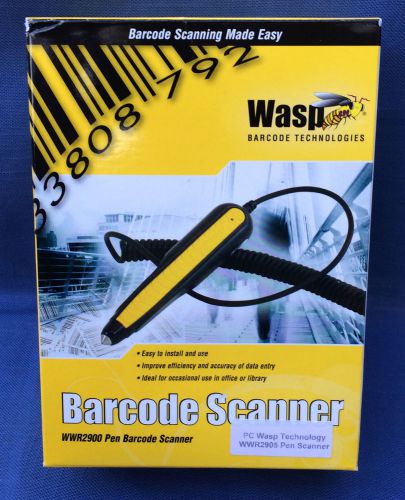 Wasp USB Pen Style Barcode Scanner WWR2905 New