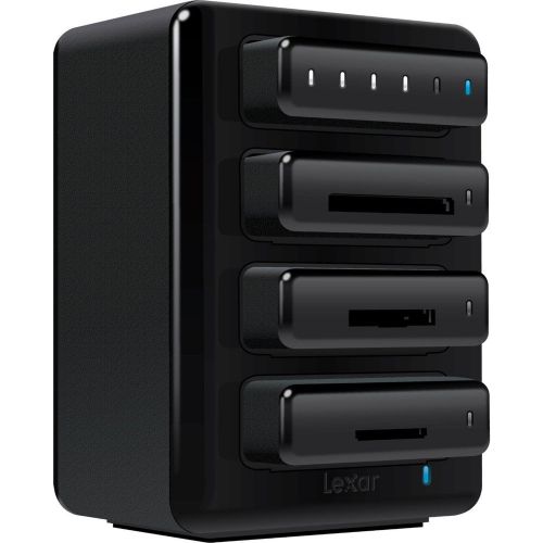 Lexar Professional Workflow HR2 Four-Bay Thunderbolt 2 USB 3.0 Reader &amp; Storage