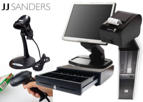 Complete turn-key retail point of sale system (pos system - pc/monitor included) for sale