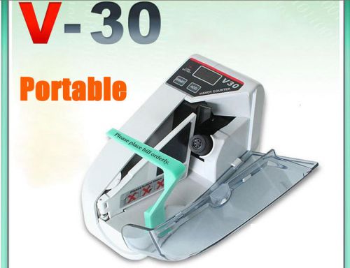 Mini portable bill cash count money currency counter v30 for sale