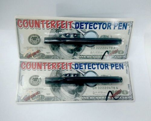 Counterfeit Currency Detector Money Pen Point of Sale Stop Retail Fraud 1 Pack