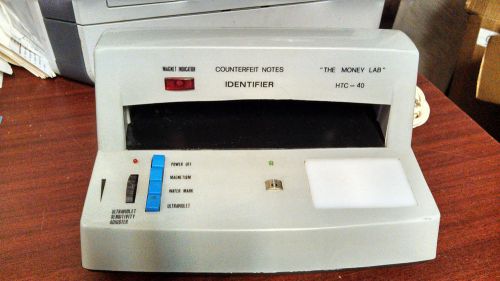 Money Lab HTC-40 Counterfeit $ Identifier Magnetism,Water Mark,UV Modes, Adjust