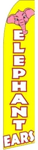 ELEPHANT EARS 15&#039; BUSINESS SWOOPER FLAG SUPER SIGN FLUTTER ADVERTISING BANNER *