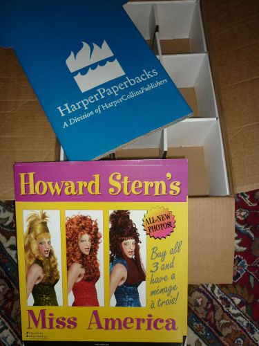 Howard Stern Miss America Book Display with color header card