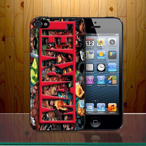 New Comics Marvel Superheroes Logo Banner Title Case For iPhone and Samsung
