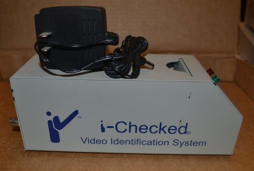 American video equipment i-check-c i-checked video identification system for sale