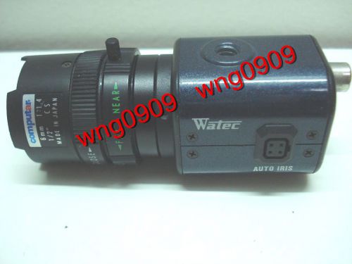 WATEC WAT-902H WAT902H Camera + Computar Lens 6mm F1.4 *USED* free ship