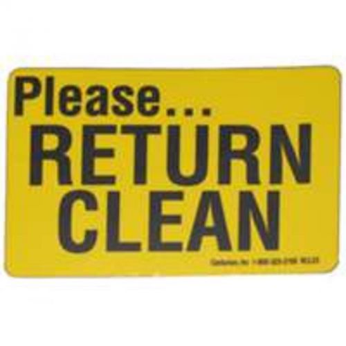 Return Clean Decal CENTURION INC Misc Supplies RCL23 701844124203