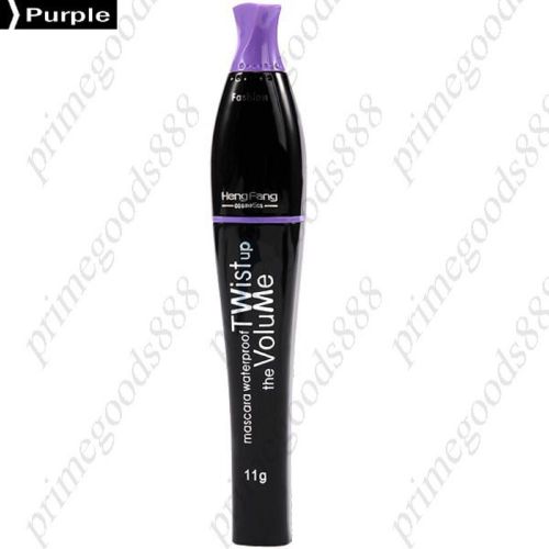 Waterproof Curling Mascara Cosmetic Item for Lady Girls Free Shipping in Purple