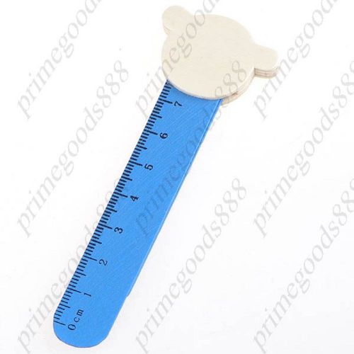 Nice Decorative Wooden Cartoon Book Mark Ruler Note Clip 3 in 1 for Pencil bag