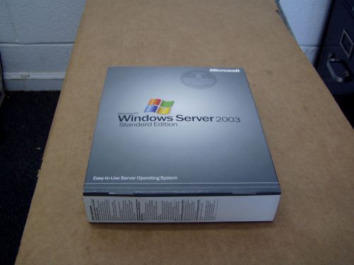 Microsoft Windows Server 2003 Standard Edition 5 CAL P73-00001 Retail Box