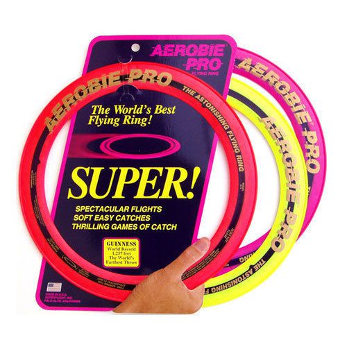 Aerobie pro ring flying frisbee 13&#034; garden game toy for sale