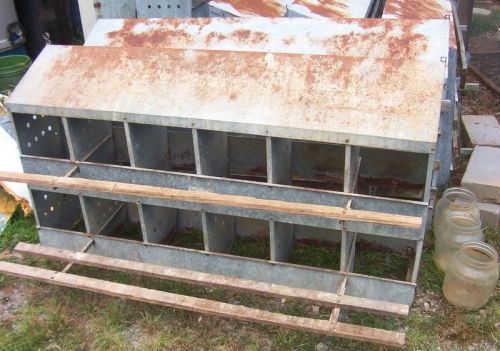 Vintage Chicken Nest boxes, for Up To 12 Birds, display or use