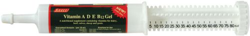 Vitamin ade &amp; b12 gel jeffers livestock 80ml tube p9v2 for sale