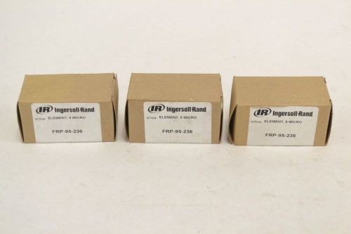 Lot 3 new ingersoll rand frp-95-236 filter element 5 micron b309465 for sale