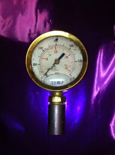 Lenz pressure gauge 600 psi for sale