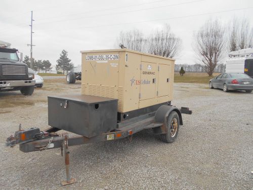 35 kw diesel generator with trailer mounted mobile 35kw diesel generator for sale