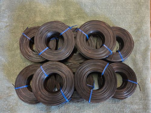 Rebar tie wire 16.5 gauge black lot of 10 rolls for sale