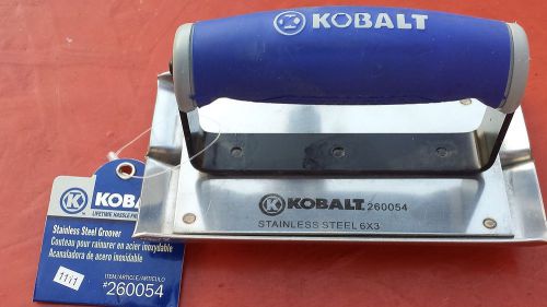 Kobalt 6-in stainless steel concrete groover item 260054 model 8135 for sale