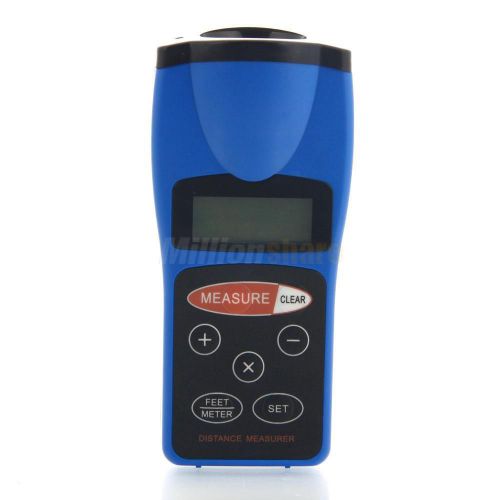 18m Handheld Infrared Ultrasonic Distance Measurer Meter Tester Laser